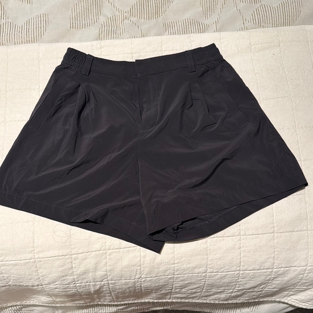 Vuori Women's Charcoal High Waist Shorts